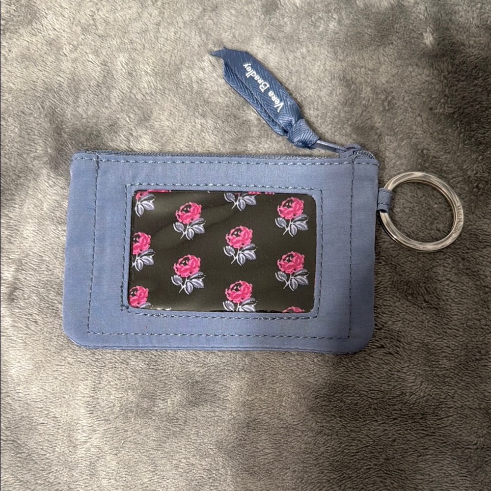 Vera Bradley Blue Floral ID Holder